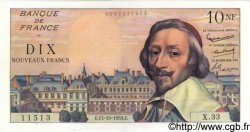 10 Nouveaux Francs RICHELIEU FRANCE  1959 F.57.03 SPL
