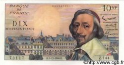 10 Nouveaux Francs RICHELIEU FRANCE  1960 F.57.12 pr.NEUF