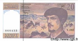 20 Francs DEBUSSY modifié FRANCE 1997 F.66ter.02