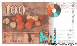 100 Francs CÉZANNE FRANCE  1998 F.74.01 NEUF