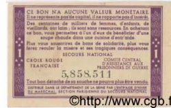 1 Franc BON DE SOLIDARITÉ FRANCE régionalisme et divers  1941 KL.02D NEUF
