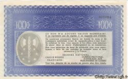 1000 Francs BON DE SOLIDARITÉ FRANCE régionalisme et divers  1941 KL.12A SUP+