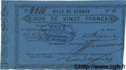 20 Francs FRANCE régionalisme et divers Verdun 1870 BPM.056.11d SPL