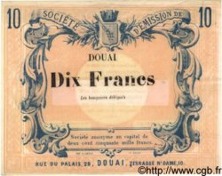 10 Francs FRANCE Regionalismus und verschiedenen Douai 1870 BPM.063.22c
