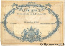5 Francs FRANCE regionalism and miscellaneous Arras 1870 BPM.085.2 VF