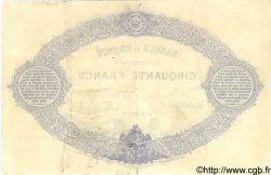 50 Francs INDICES NOIRS FRANCE  1882 F.A38.12 TTB+