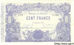 100 Francs 1862 Indices noirs FRANCE  1876 F.A39.12 SUP