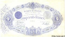 500 Francs 1863 Indices Noirs modifié FRANCE  1882 F.A49.01 TTB