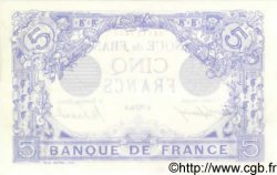 5 Francs BLEU FRANCE  1916 F.02.38 SUP+