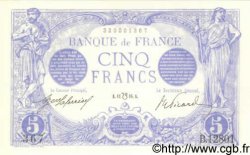 5 Francs BLEU lion inversé FRANCE  1916 F.02bis.04 pr.NEUF
