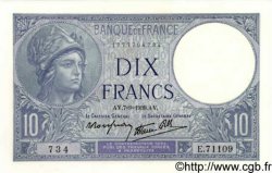 10 Francs MINERVE modifié FRANKREICH  1939 F.07.06