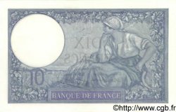 10 Francs MINERVE modifié FRANKREICH  1939 F.07.06 ST