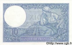 10 Francs MINERVE modifié FRANCE  1940 F.07.20 SUP+ à SPL