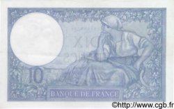 10 Francs MINERVE modifié FRANCE  1940 F.07.25 SUP à SPL