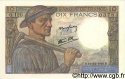 10 Francs MINEUR FRANKREICH  1946 F.08.16