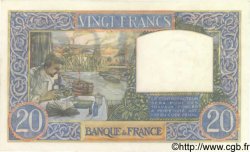 20 Francs TRAVAIL ET SCIENCE FRANCE  1941 F.12.18 NEUF