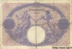 50 Francs BLEU ET ROSE FRANCE  1910 F.14.23 TB