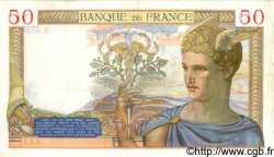 50 Francs CÉRÈS FRANCE  1935 F.17.20 TTB+ à SUP
