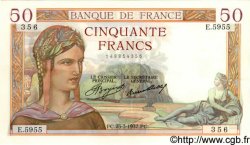 50 Francs CÉRÈS FRANCE 1937 F.17.36