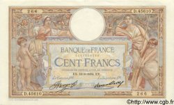100 Francs LUC OLIVIER MERSON grands cartouches FRANCE  1934 F.24.13 SUP+