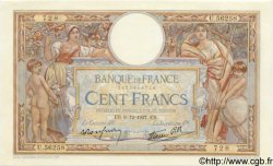 100 Francs LUC OLIVIER MERSON type modifié FRANCE  1937 F.25.05 pr.SPL