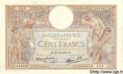 100 Francs LUC OLIVIER MERSON type modifié FRANCE  1938 F.25.32 TTB+