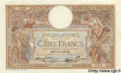 100 Francs LUC OLIVIER MERSON type modifié FRANCE  1938 F.25.34 SUP+