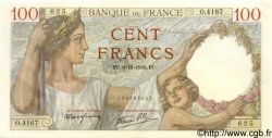 100 Francs SULLY FRANCE  1939 F.26.14 SUP