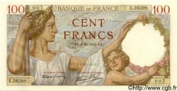 100 Francs SULLY FRANCE  1941 F.26.62 SPL+