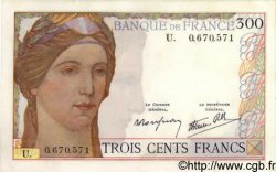 300 Francs FRANCE  1939 F.29.03 SUP