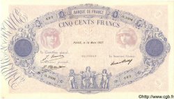 500 Francs BLEU ET ROSE FRANCE  1927 F.30.30 SUP