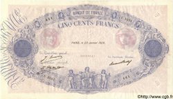 500 Francs BLEU ET ROSE FRANCE  1928 F.30.31 TTB+