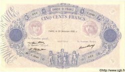 500 Francs BLEU ET ROSE FRANCE  1932 F.30.35 SUP+