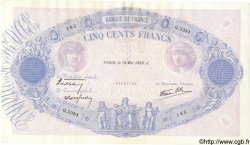 500 Francs BLEU ET ROSE modifié FRANCE  1939 F.31.32 pr.SUP