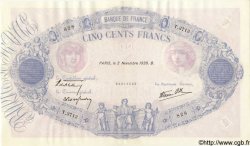 500 Francs BLEU ET ROSE modifié FRANCE  1939 F.31.46 pr.SPL