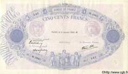 500 Francs BLEU ET ROSE modifié FRANCE  1940 F.31.56