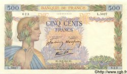 500 Francs LA PAIX FRANCE  1942 F.32.31 pr.NEUF