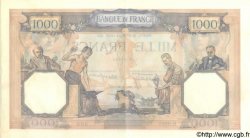 1000 Francs CÉRÈS ET MERCURE type modifié FRANCE  1939 F.38.35 SPL