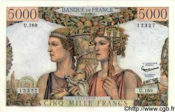 5000 Francs TERRE ET MER FRANCE  1957 F.48.15