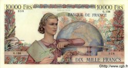 10000 Francs GÉNIE FRANÇAIS FRANCE  1946 F.50.06 SUP à SPL
