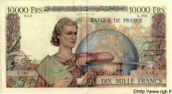 10000 Francs GÉNIE FRANÇAIS FRANCE  1946 F.50.09 pr.SUP