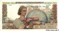 10000 Francs GÉNIE FRANÇAIS FRANCE  1952 F.50.58