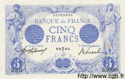 5 Francs BLEU FRANCE  1913 F.02.13S NEUF