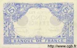 5 Francs BLEU FRANCE  1912 F.02.01 SUP
