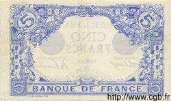 5 Francs BLEU FRANCE  1913 F.02.21 SUP