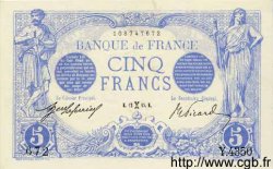 5 Francs BLEU FRANCIA  1915 F.02.24 SC