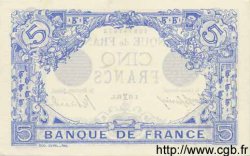 5 Francs BLEU FRANCE  1915 F.02.24 AU
