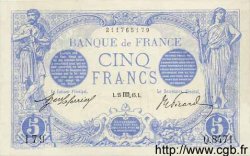 5 Francs BLEU FRANCE  1915 F.02.32 SPL+