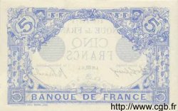 5 Francs BLEU FRANCE  1915 F.02.32 SPL+
