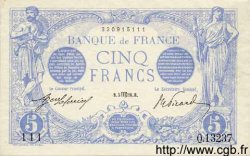 5 Francs BLEU FRANCE  1916 F.02.42 SUP